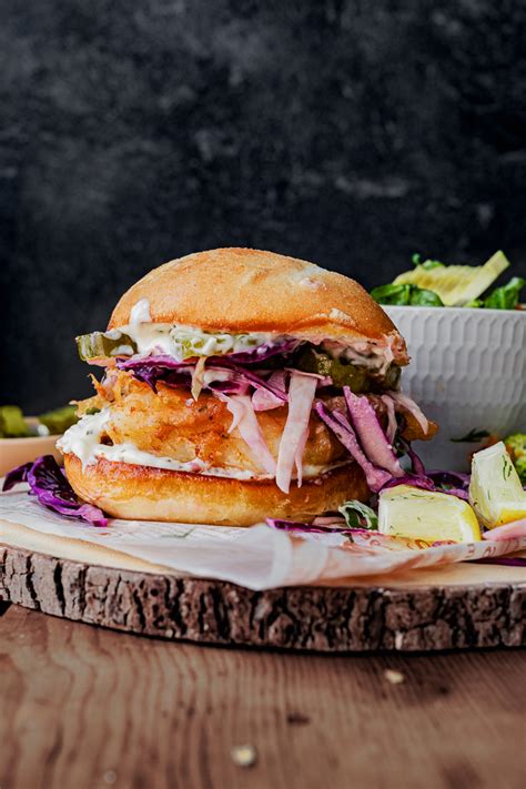 Fried Fish Sandwich - thecommunalfeast.com