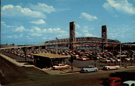 Overlooking Jacksonville Municipal Parking Lot Florida