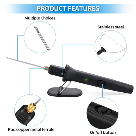 Muacl Hot Wire Foam Cutter Kit Versatile Hot Wire Foam Cutter With Rotational Handle To Be