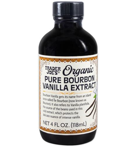 Trader Joe S Organic Pure Bourbon Vanilla Extract 4 Ounce Walmart