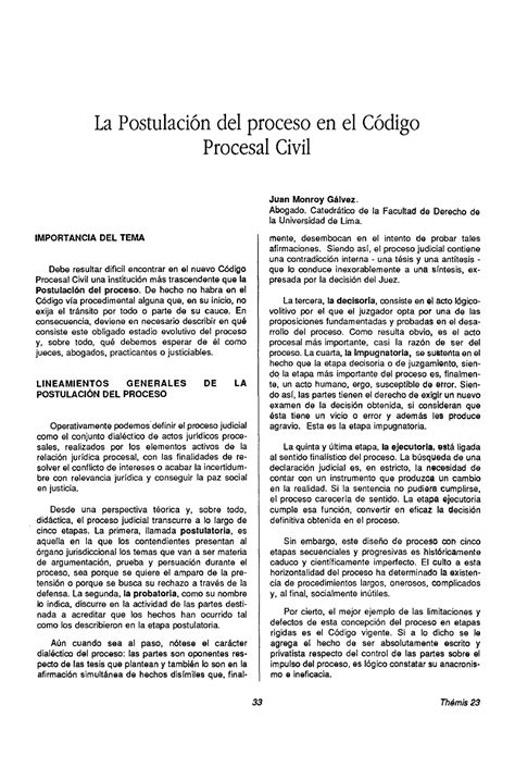 Manual de Derecho Procesal civil Postulación del proceso La