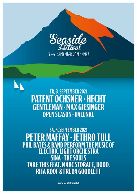 Programm Plakate Seaside Festival