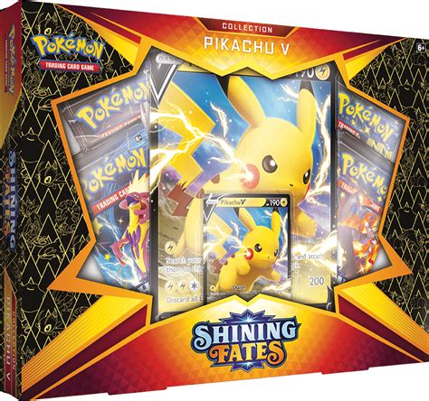 Pokémon TCG Shining Fates Pikachu V Collection Box Hill Top TCG