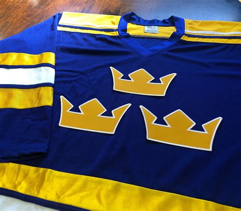 Team Sweden Hockey Jerseys - We Customize With Player Name and Number