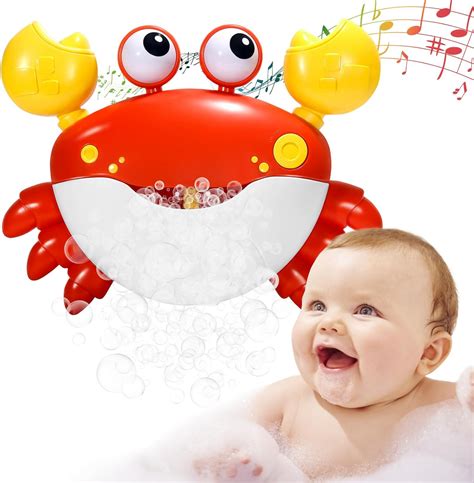 Amazon Yuistre Crab Bubble Machine Bath Toy Bath Bubble Maker Blow