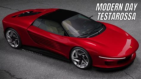 Ferrari Testarossa Is Iconic With Modern Design Based On The Sf90 Stradale Youtube