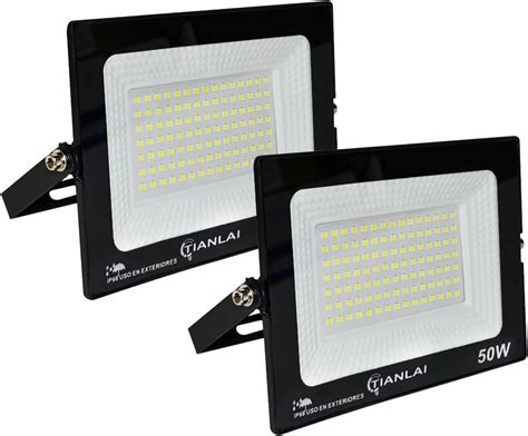 Megaluz Reflector Led Para Exterior W Luz Blanca Fr A Ip K