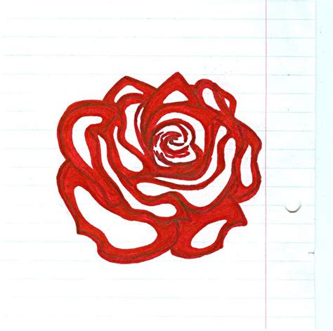 40 How To Draw A Rose Easy Rose Drawing Tutorials Harunmudak