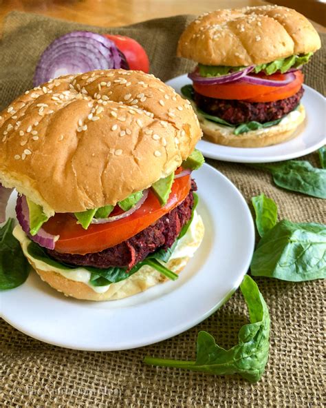 Beet And Black Bean Burgers Vegan Nutritionist Mom