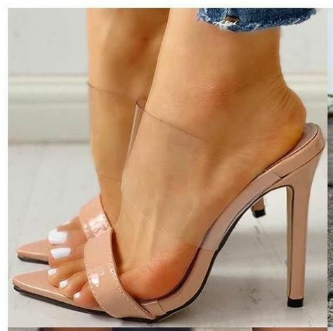 Vip Attitude Heeled Mules Nude Artofit