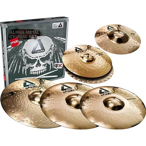 Paiste Alpha Complete Metal Cymbal Pack Musicians Friend