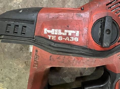 Hilti Te 30 A36 Heavy Duty Concrete Drilling Cordless Rotary Hammer