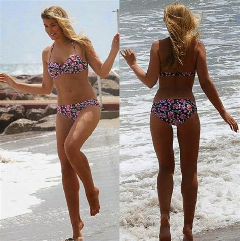 Retro Bikini Amy Willerton Flaunts Flawless Bikini Body In Cannes France