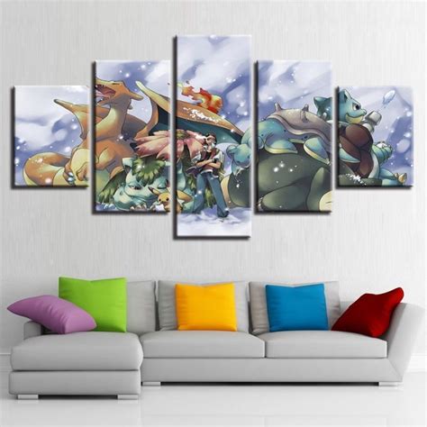 Pokemon Ash Ketchum Pikachu Bulbasaur Charmander Squirtle Anime