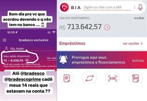 Clientes Do Bradesco Reclamam De Saldo Zerado Ou Negativo No Aplicativo