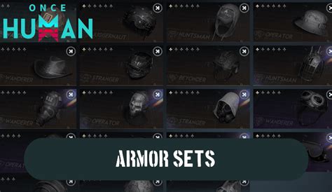 armor set locations  humangame
