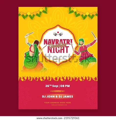 765 Navratri Invitation Card Images, Stock Photos & Vectors | Shutterstock