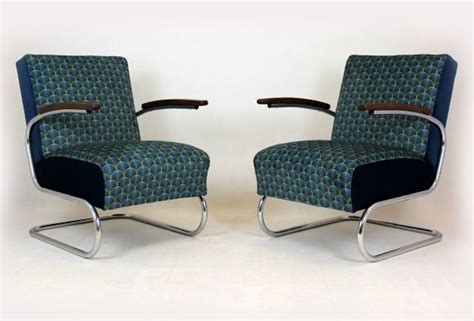 Pair Of Vintage Steel Cantilever Chairs By M Cke Melder S