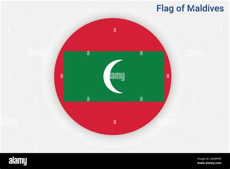 High Detailed Flag Of Maldives National Maldives Flag Asia D