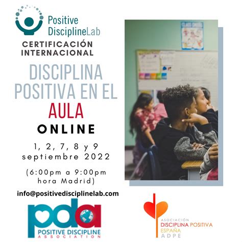 ON LINE TALLER DE CERTIFICACIÓN INTERNACIONAL DISCIPLINA POSITIVA EN