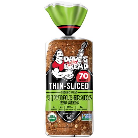 Daves Killer Bread Organic Thin Sliced 21 Whole Grains And Seeds Bread