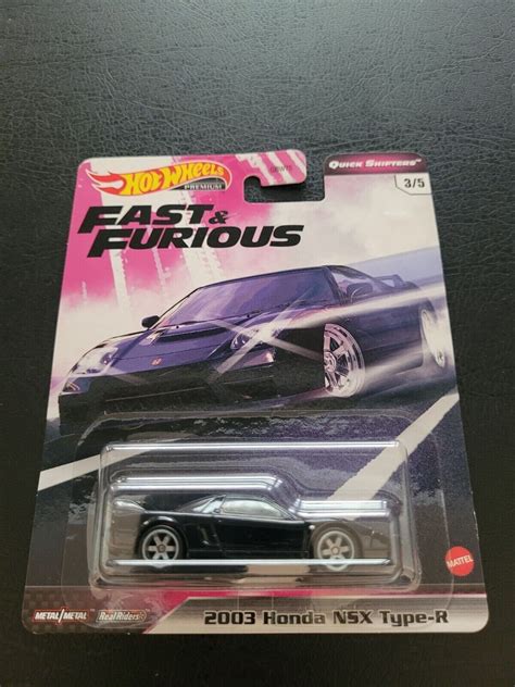 Hot Wheels Honda Nsx Type R Black Hw Car Culture Perfect Birthdaygift Miniature Collectable