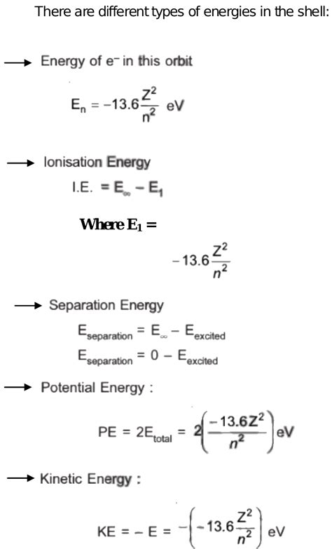 Total Energy Formula Physics