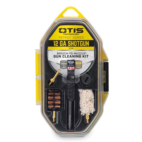 Otis Patriot Gauge Shotgun Cleaning Kit Beechwood Sport