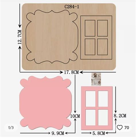 The Size And Shape Of A Wooden Cutting Board With Cut Outs On Each Side