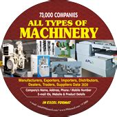 All Types of Machinery Manufacturer, Supplier, Data, Database ...