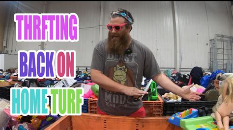 Live Thrifting At Our Home Goodwill Bins A Huge Haul Youtube