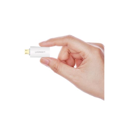 Ugreen 30529 Micro USB To USB 2 0 OTG Adapter White