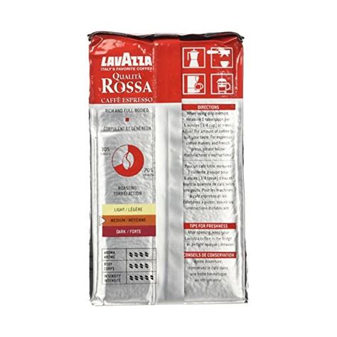 Lavazza Qualita Rossa 8 8 Oz Brick Ground Pack Of 3 Partea Drinks