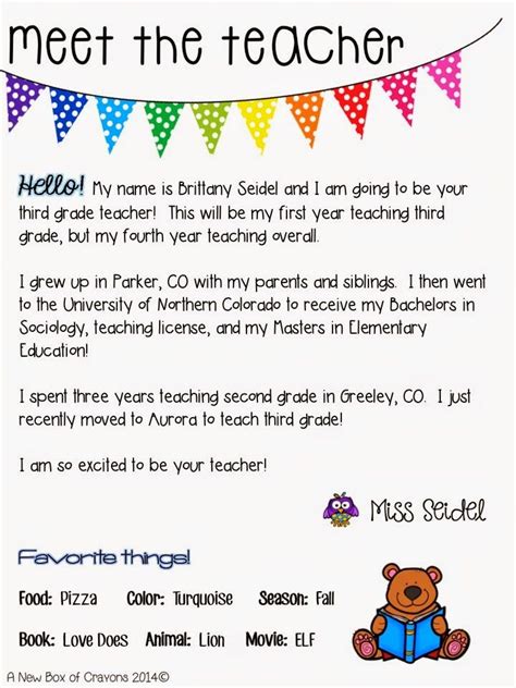 Image Result For Meet The Teacher Invitation Letter Letter To Teacher