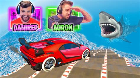 Auronplay Me Humilla En Una Mega Rampa Imposible Gta V Online Youtube