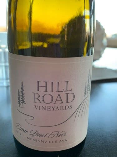 Hill Road Vineyards Estate Pinot Noir Vivino US