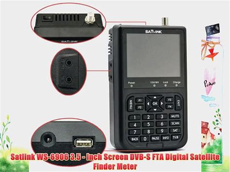 Satlink Ws Inch Screen Dvb S Fta Digital Satellite Finder