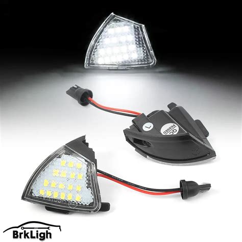 2x Canbus Led Under Side Mirror Puddle Light Module For VW Golf 5 GTI