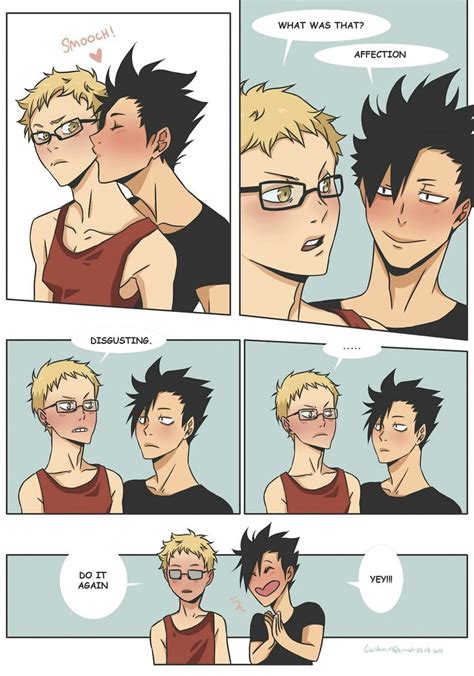 Pin by Персонажи Characters on Kuroo x Tsukishima KuroTsuki Haikyuu