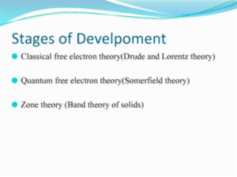 Solution Free Electron Theory Of Solids Ppt Studypool