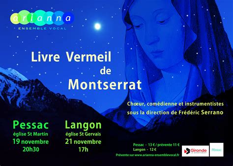 Concerts Livre Vermeil De Montserrat Pass Sanitaire Obligatoire