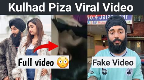 Kullad Pizza Viral Video Kullad Pizza Couple Video Leak Kullad