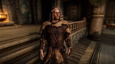 Leather Armors Retexture Se Wip Fur Armor At Skyrim Special Edition