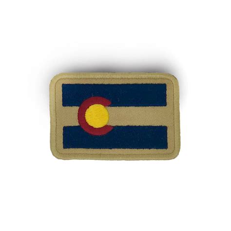 Colorado Embroidered Flag Patch | S.L. Revival Co - Americana Clothing ...