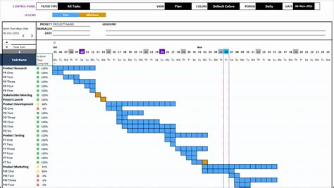 9 Blank Gantt Chart Template - SampleTemplatess - SampleTemplatess