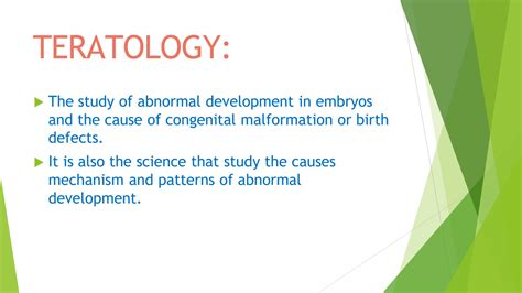 SOLUTION: Teratogens and birth defects - Studypool