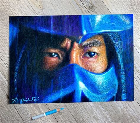 Shredder TMNT 1990 James Saito/ Poster/ Painting/ Drawing - Etsy