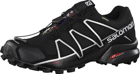 Salomon Herren Speedcross 4 Trail Laufschuhe Wasserdicht Schwarz