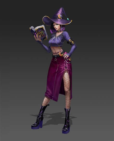 Artstation Character Design Apprentice Witch