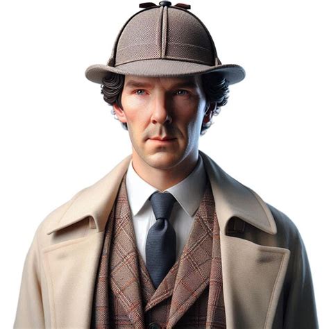 Sherlock Holmes Character As A Social Media Avatar Template Mockup